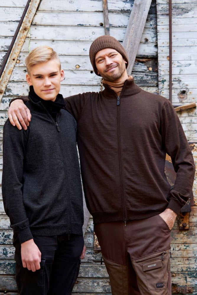 Alpakka neuletakki vetoketjulla