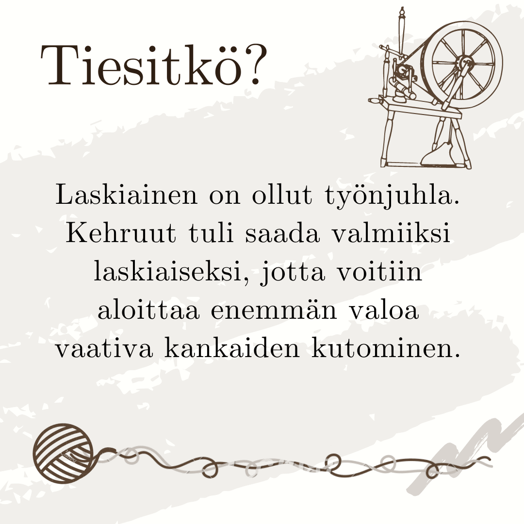 Laskiaistiistai - Ruukin kehräämö