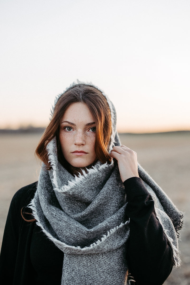 Royal alpakkahuivi 2